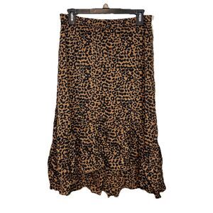 Ilse Jacobsen EUR 38 / US ~ M Leopard Skirt Luxury Scandinavian Classic Chic